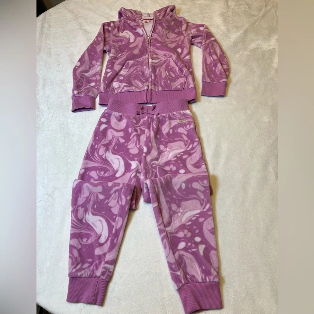 Juicy Couture Girl's‎ 2-Piece Velour Set Size 6
